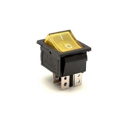 Intrerupator IRS ON-OFF 250V/15A KCD4 Galben Engros