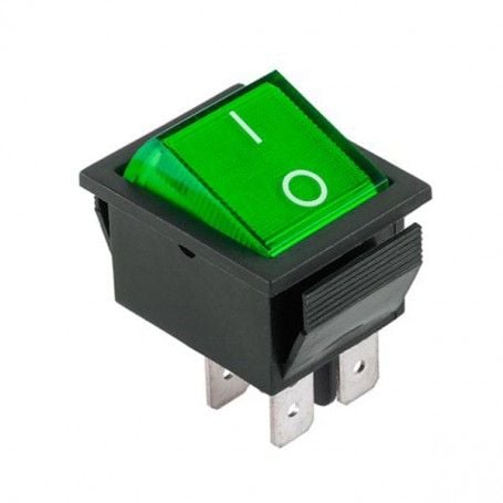 Intrerupator IRS ON-OFF 250V/15A KCD4 Verde Engros