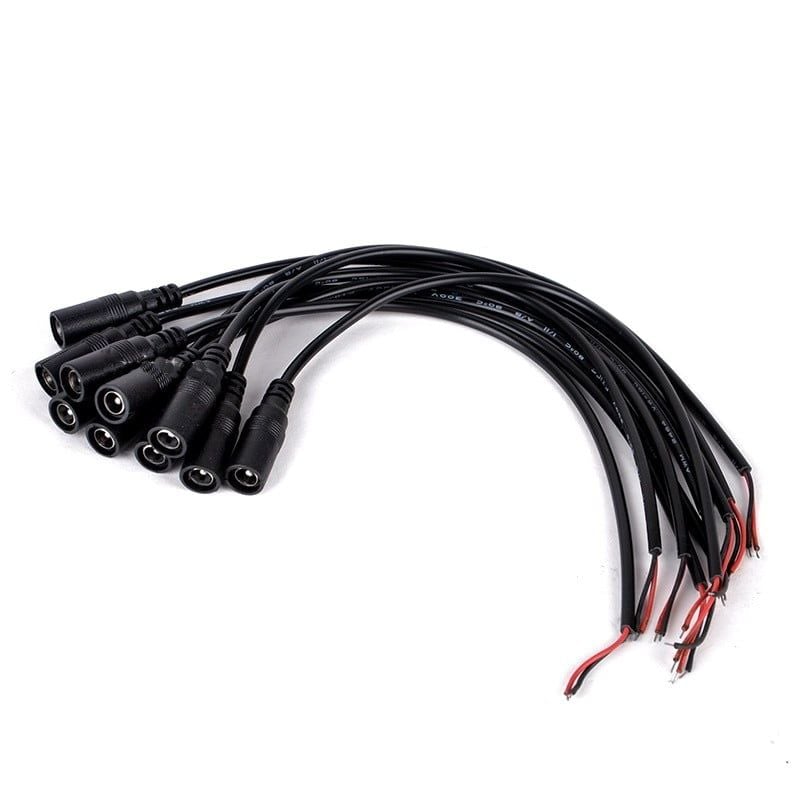 Mufa Alimentare DC 2,1/5,5MM Mama cu Cablu 60Cm Engros