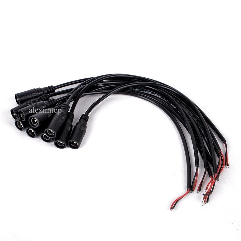 Mufa Alimentare DC 2,1/5,5mm Mama cu Cablu 100cm Engros