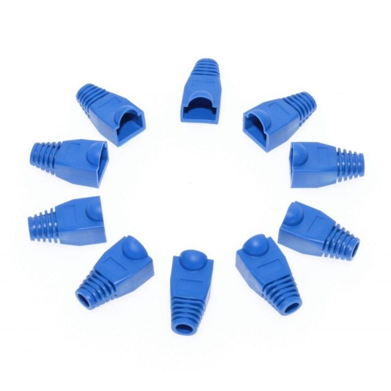 Protectie Mufa UTP RJ45 Albastru, 100buc/set Engros