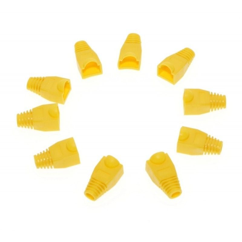 Protectie Mufa UTP RJ45 Galben, 100buc/set Engros