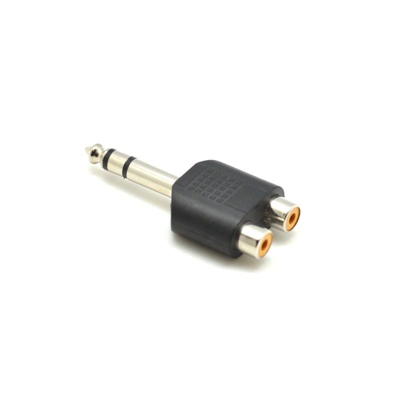 Adaptor JAC 6,3 Tata ST - 2 X RCA Mama Engros