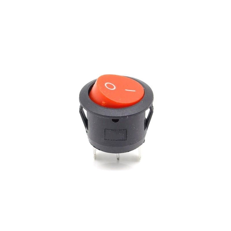 Intrerupator Buton ON-OFF Rosu Engros