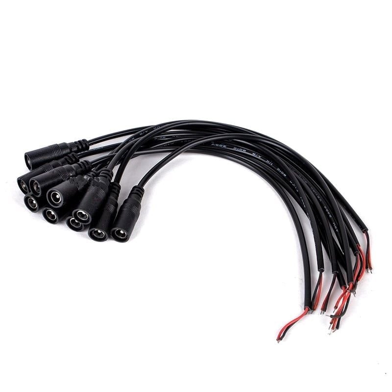 Mufa Alimentare DC 2,1/5,5MM Mama cu Cablu 30cm Engros