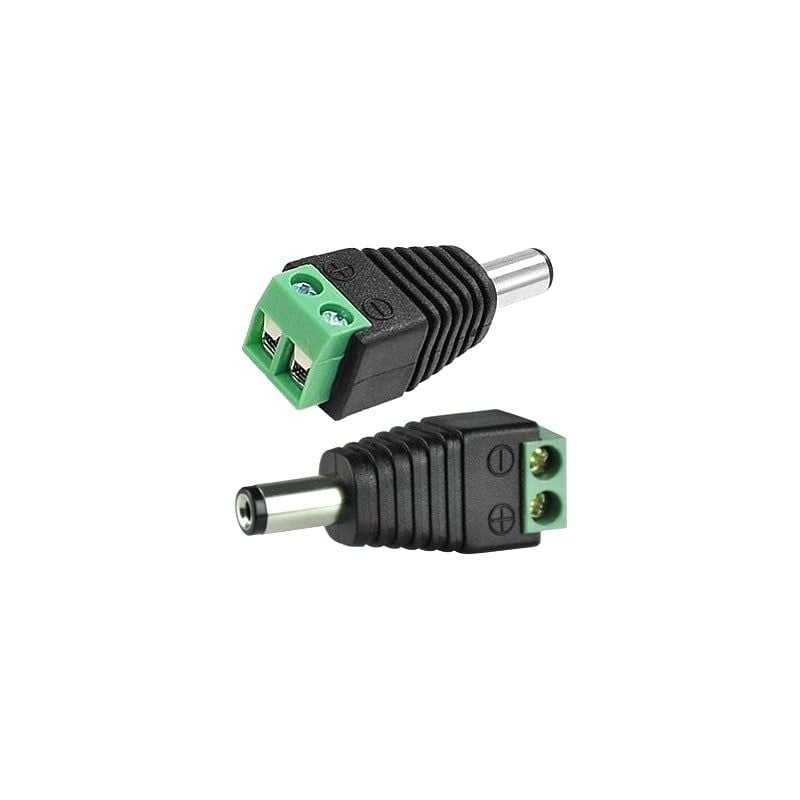 Mufa Alimentare DC 2,1/5,5MM Tata cu Regleta Engros
