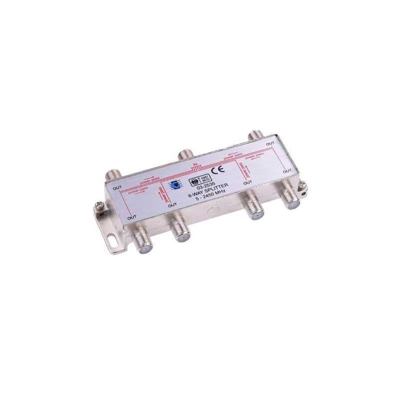 Spliter TV cu 6 iesiri si Frecventa 5-2450MHZ Engros