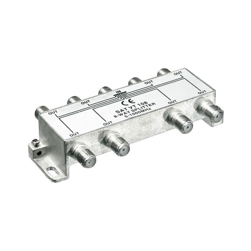 Spliter TV cu 8 iesiri si Frecventa 5 - 1000 MHZ Engros