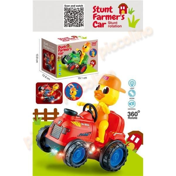 Jucarie electrica Ratusca tractorist L&M