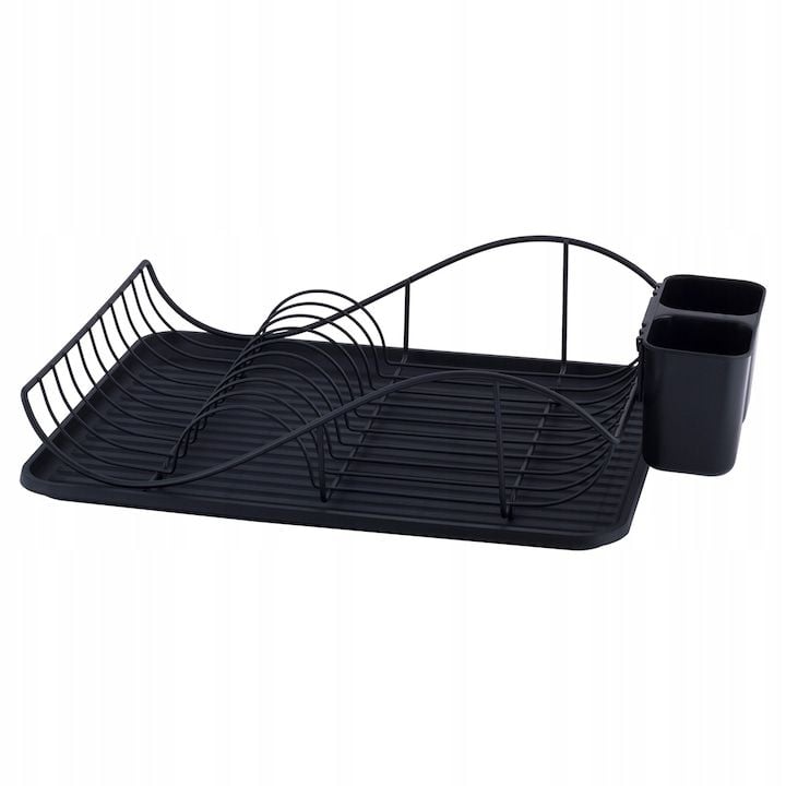 Scurgator Engros de vase, Kamille, cu ocieptor pentru tacamuri, cromat, 49x32x12.5cm, set
