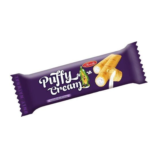 Pufuleti umpluți cu cremă de lapte Morello 18g Engros