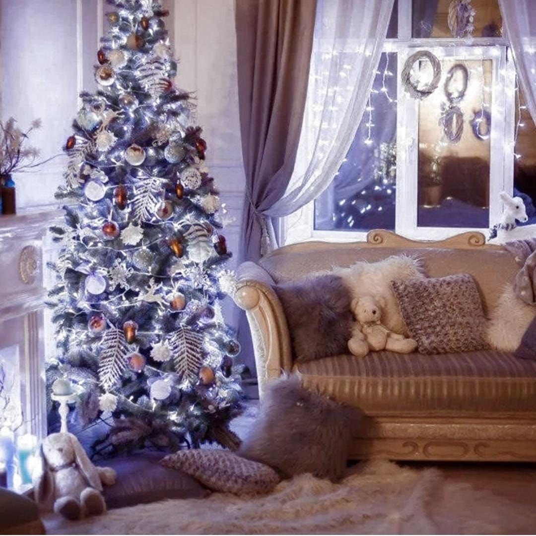 Instalaţie de Crăciun LED ENGROS alb 10m