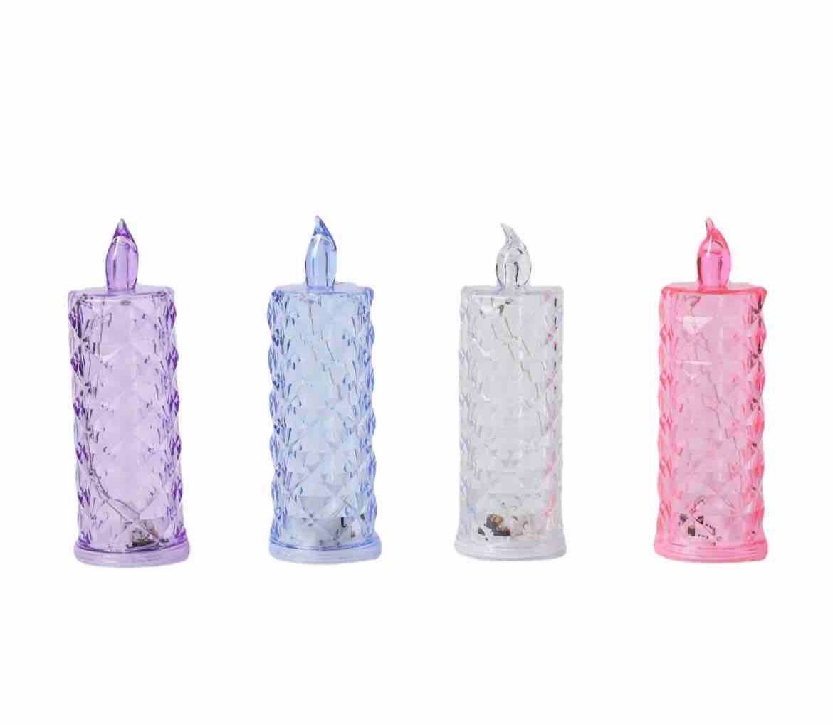 Set 12 Lumânări Colorate LED