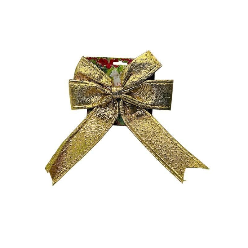 Fundita aurie decorativa Craciun 30 cm – pentru usa, brad si coronite – prindere rapida