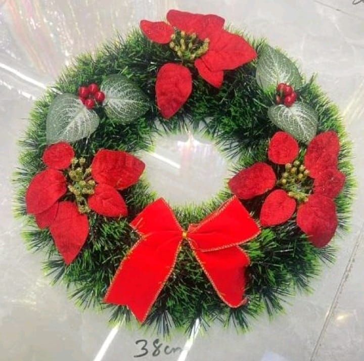 CORONITA DE CRACIUN ARTIFICIALA 38CM ENGROS
