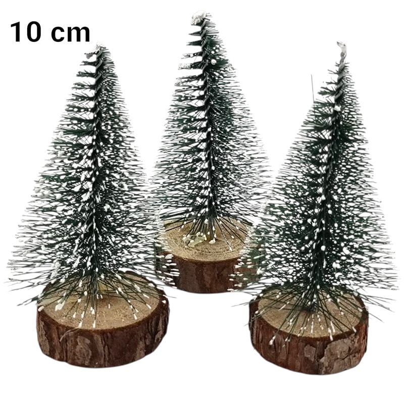 Bradut decoraticv cu suport din lemn, engros 10 cm
