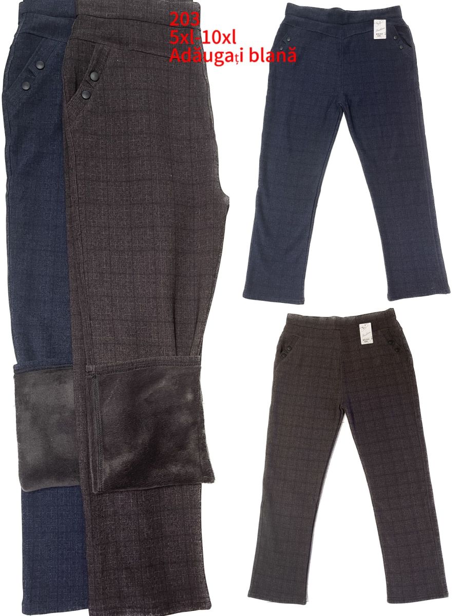 Pantaloni cu model VATUIT Engros pentru femei, batal, elegant