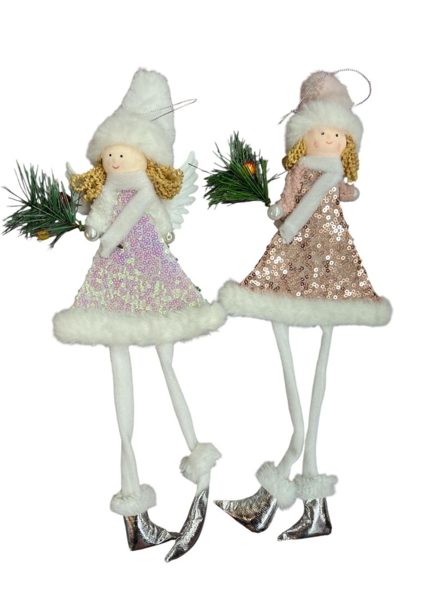 Papusa Fairy set , Decoratiuni si ornamente de Craciun En-Gros, 35 cm