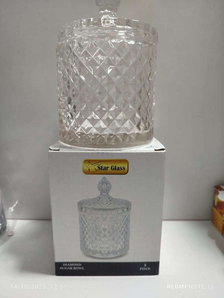 Bombonieră sticlă engros 8x8cm