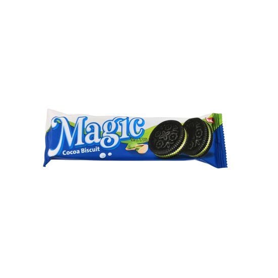 Biscuiți crocanți cu cremă fină de fistic Magic Cremali, 65 g Engros