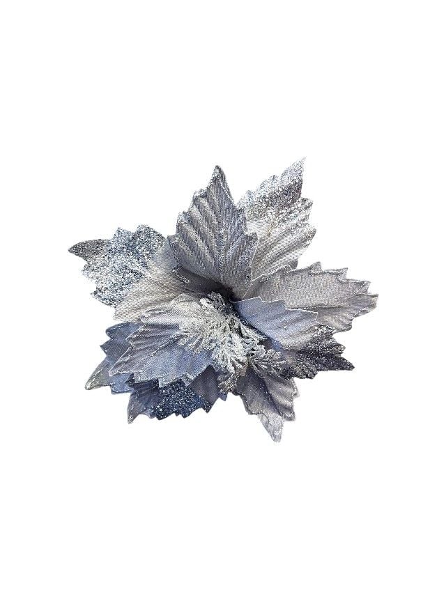 Flori artificiale Engros fir, decor Craciun – material textil, cu sclipici
