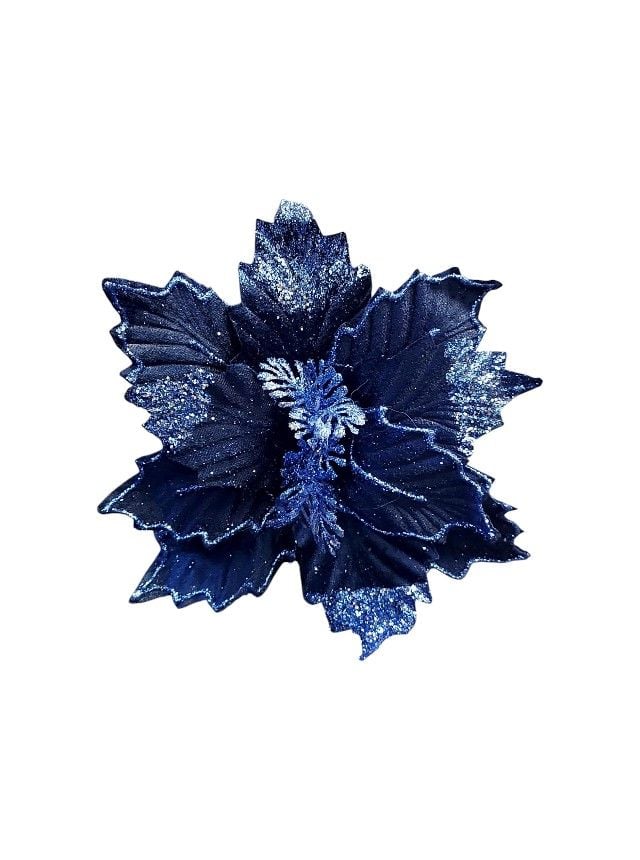 Flori artificiale Engros fir, decor Craciun – material textil, cu sclipici