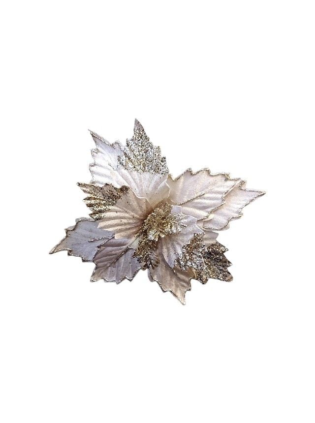 Flori artificiale Engros fir, decor Craciun – material textil, cu sclipici