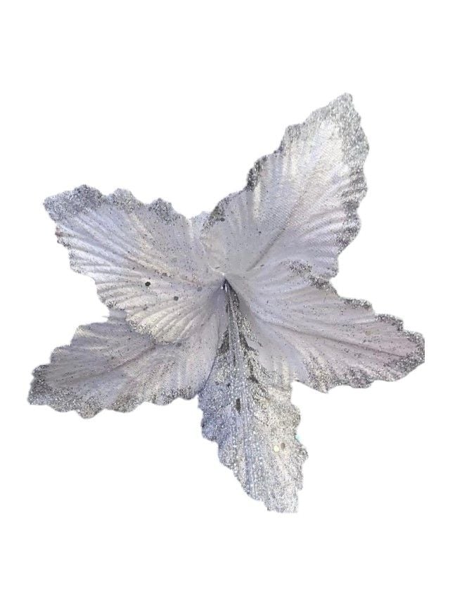 Flori artificiale Engros fir, decor Craciun – material textil, cu sclipici