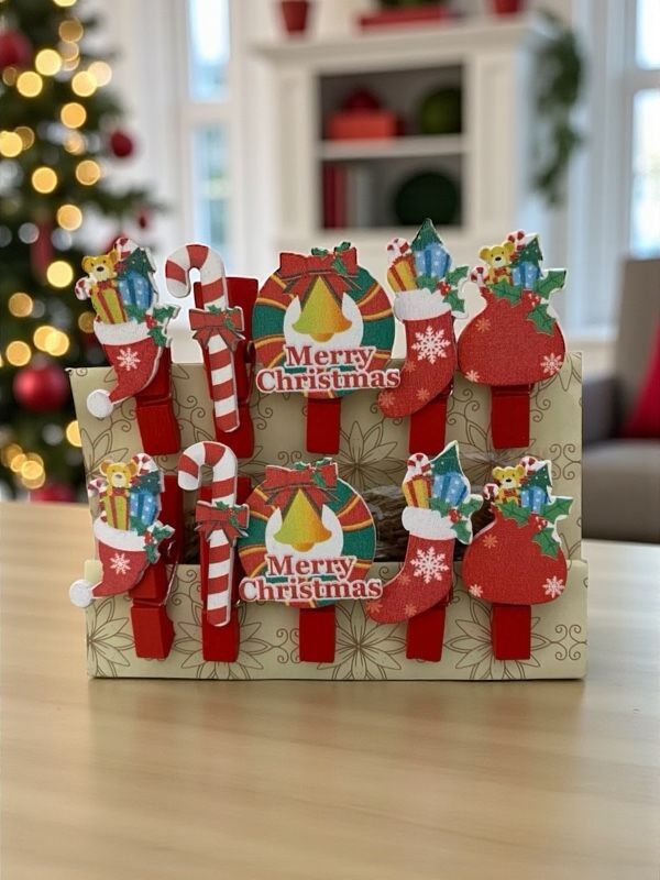 Set cleme decorative de Crăciun – Merry Christmas ,En-gros