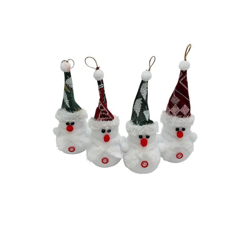 Set 12 decoratiuni Craciun oameni de zapada – de agatat, culori mixte – pentru brad, coronite si ghirlande 17.5cm bucata