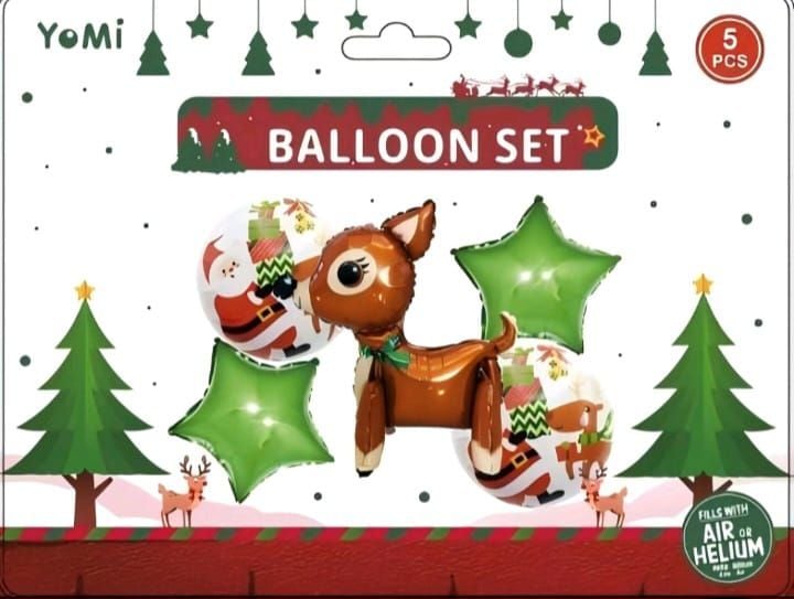 SET 5 BALOANE ORNAMENT CRACIUN ENGROS