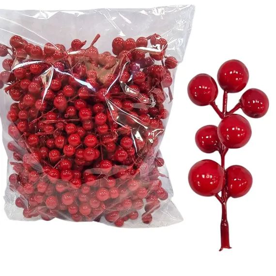 Decoratiune cu bobite pentru aranjamente, 9 cm