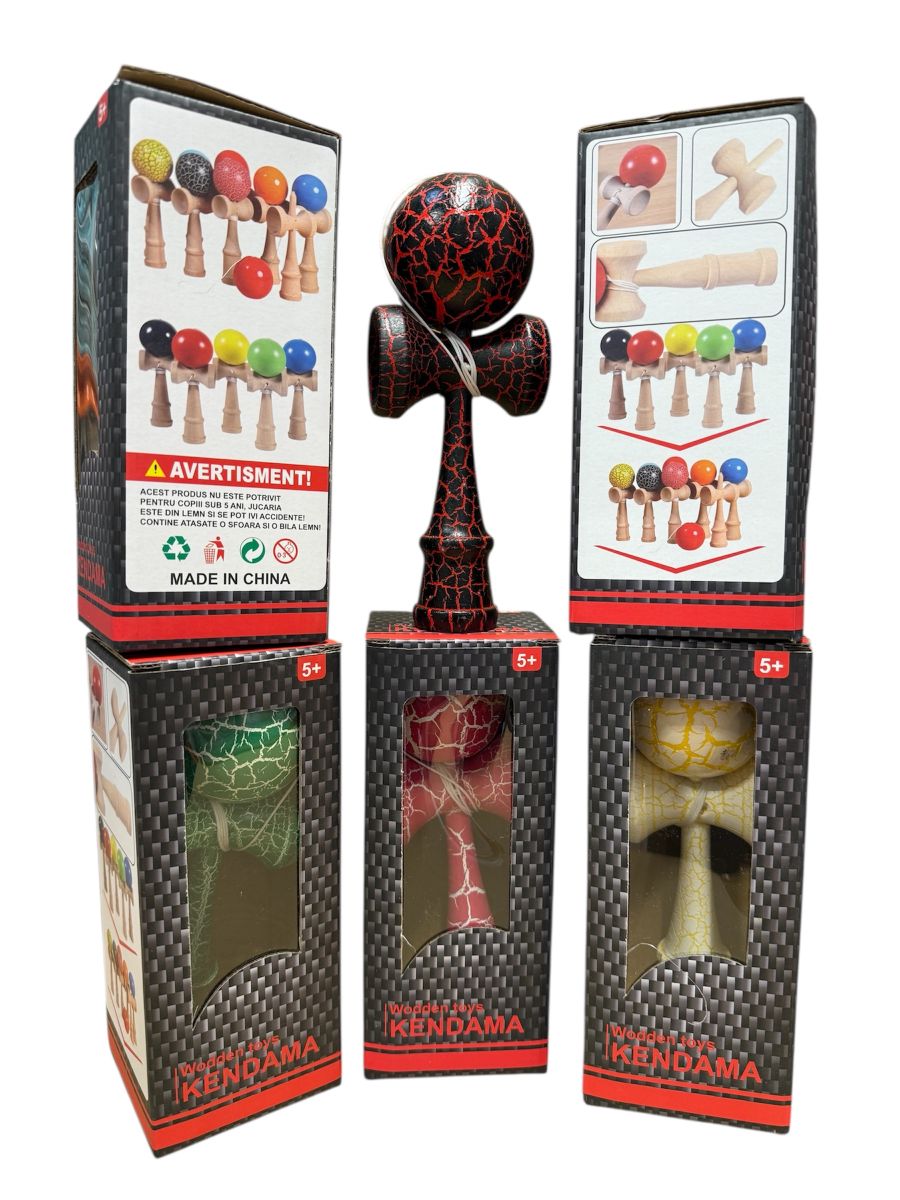 Jucarie Engros din lemn la cutie kendama, diverse culori calitate superioara