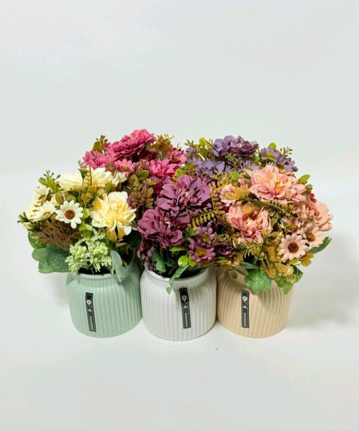 FLORI ARTIFICIALE GHIVECI 10*23CM ENGROS
