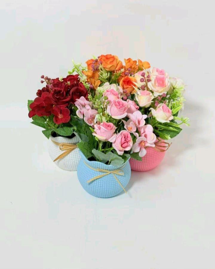 FLORI ARTIFICIALE GHIVECI 9*22CM ENGROS
