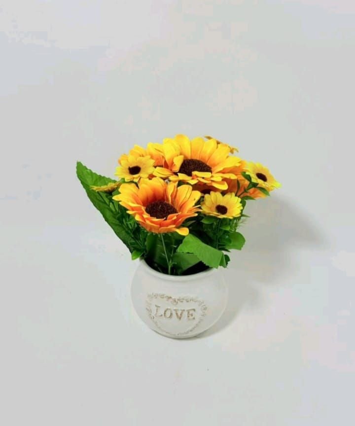 FLORI ARTIFICIALE GHIVECI 10*21CM ENGROS