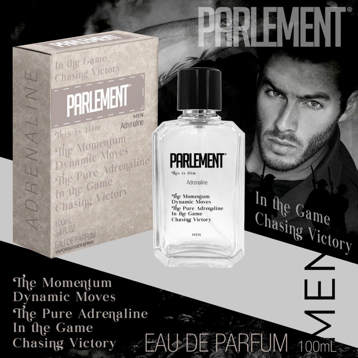 Parlement Premium Parfum - Adrenaline 100 ml - 6 Buc