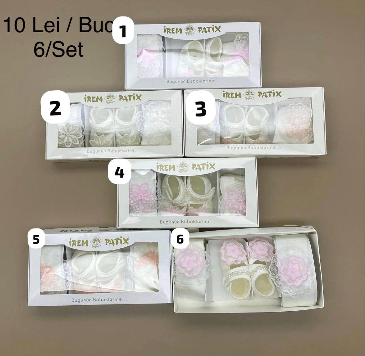 Set botosi si bentita cu floare Engros