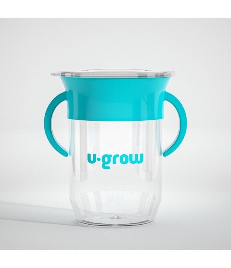 Cana Engros 360 grade cu manere, blue - U-Grow