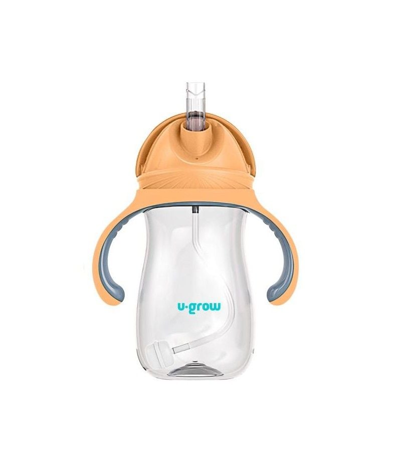 Cana Engros cu pai tritan, orange, 300ml - U-Grow