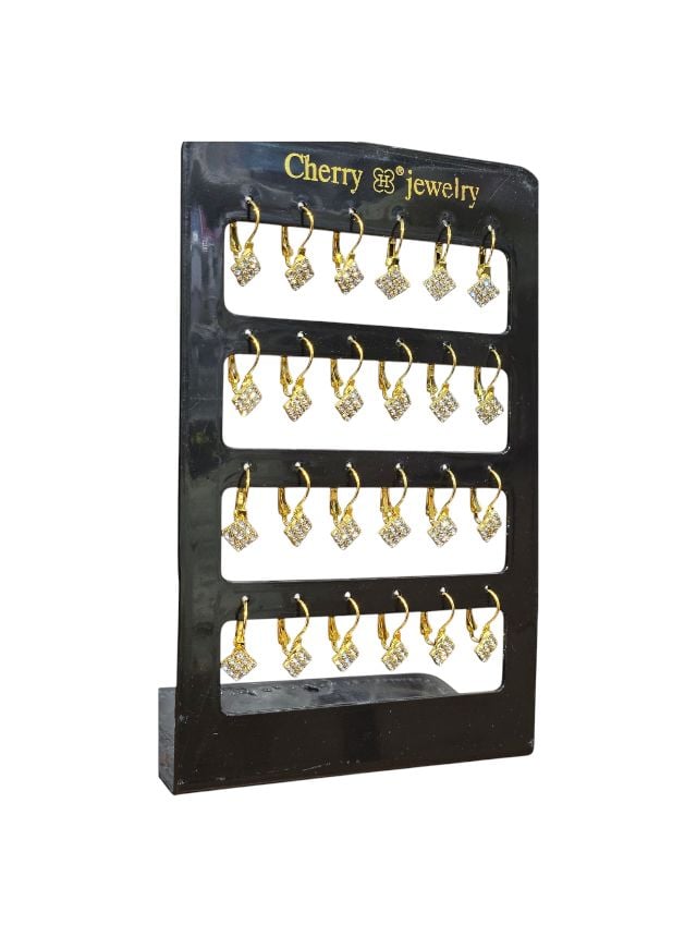 Cercei Engros pentru femei, diverse culori, cu cristal