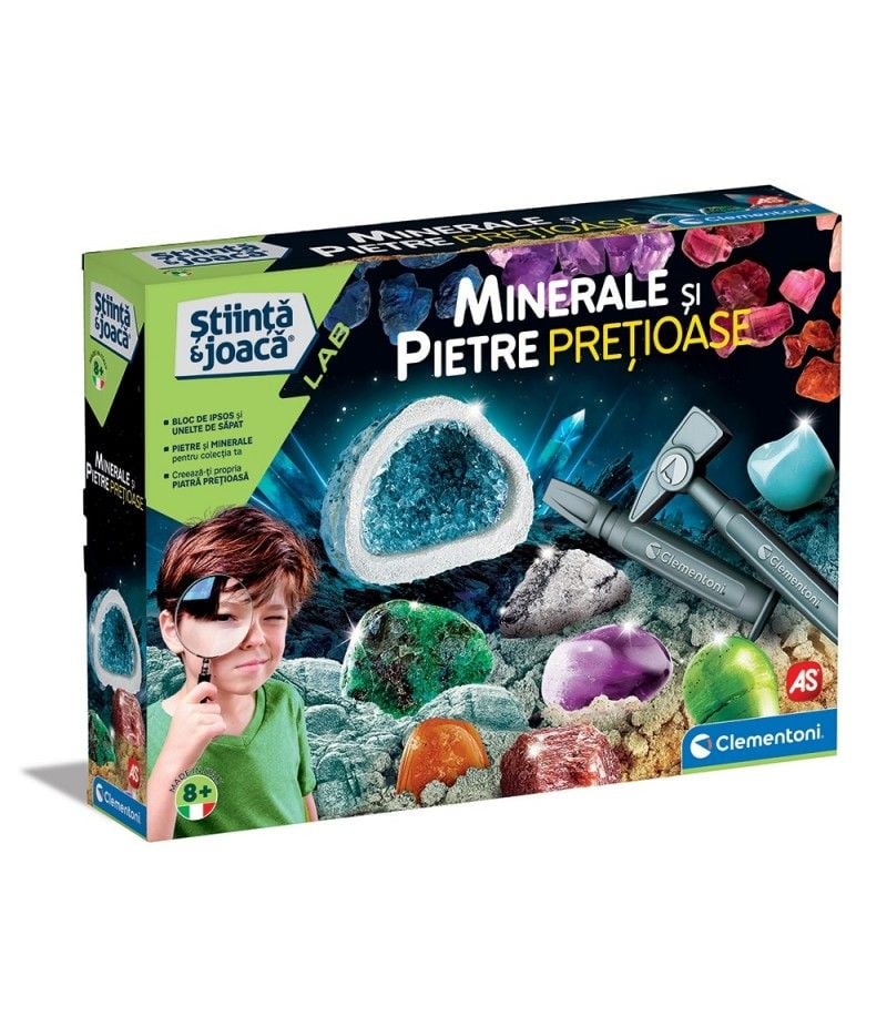 Joc Engros - Clementoni Stiinta si joaca - Minerale si pietre pretioase