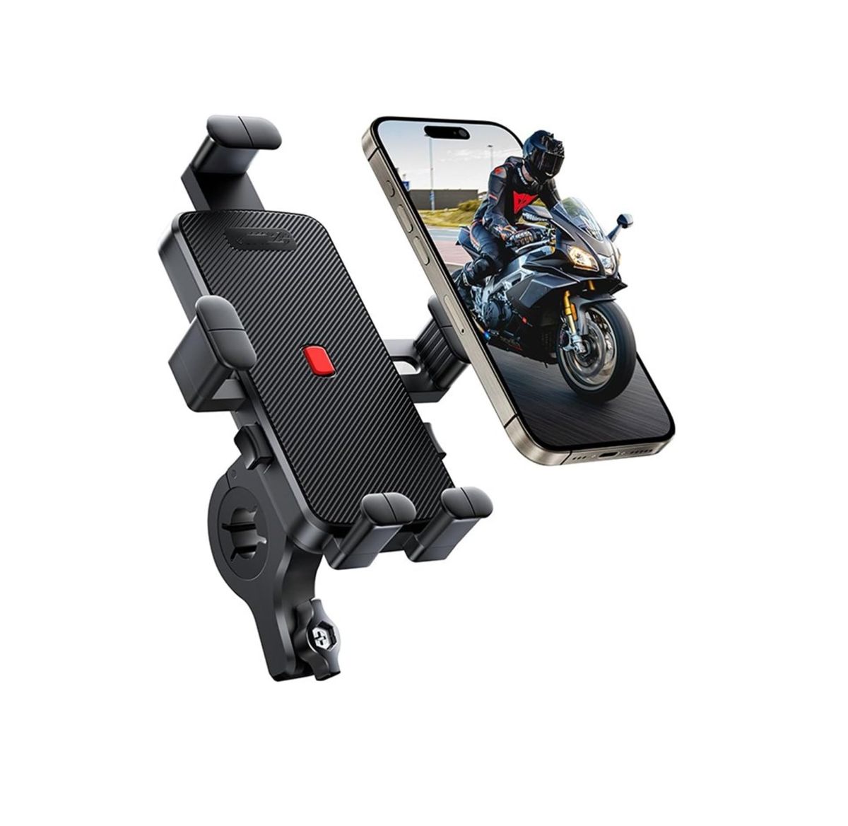Suport Telefon Bicicleta/Moto, Joyroom JR-OK7, Blocare Automata, Rotire 360?, Negru Engros