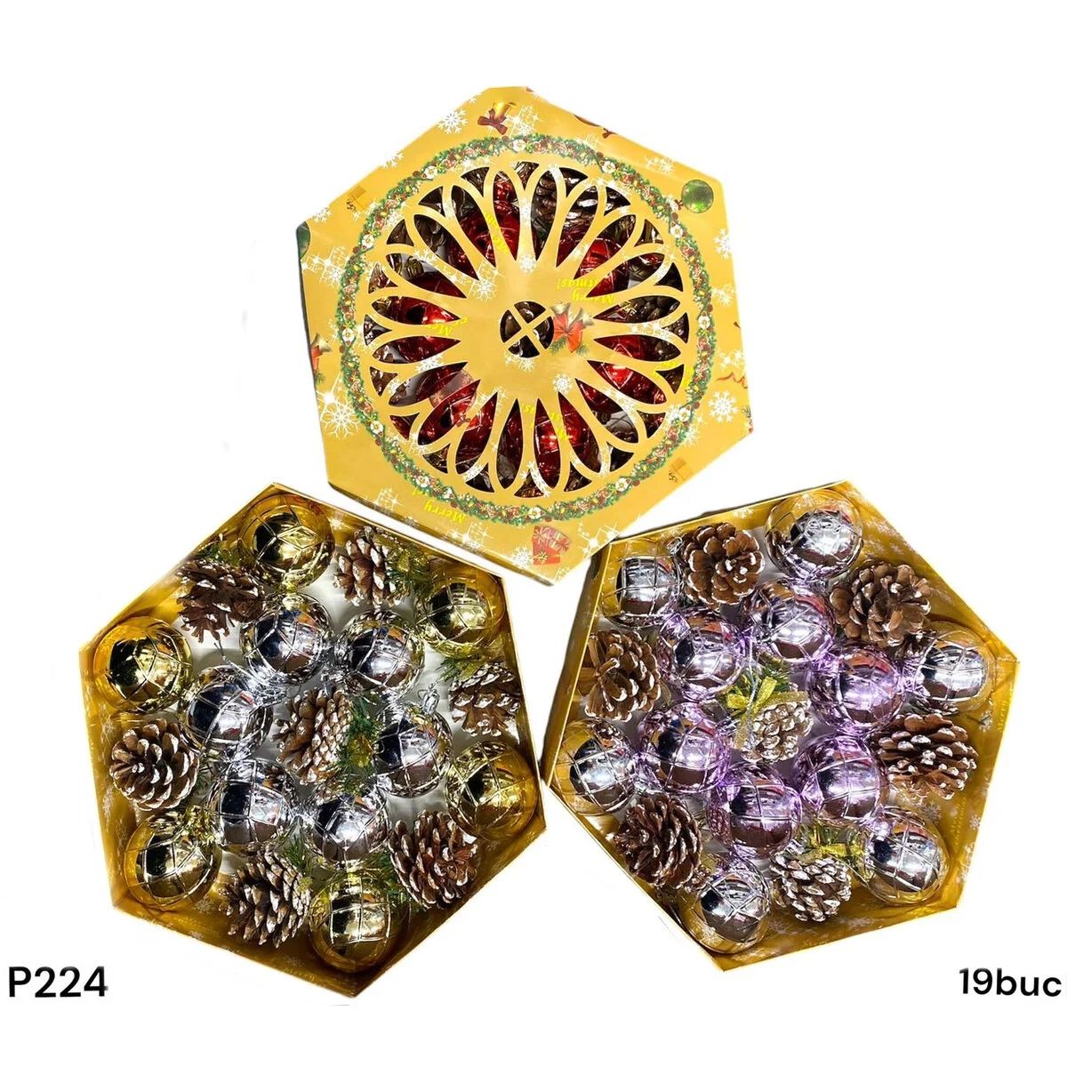 19 GLOBURI SI DECORATIUNI CRACIUN EN GROSS