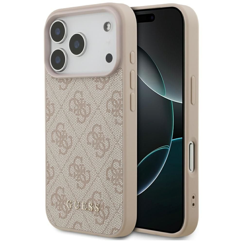 Husa Guess pentru iPhone 17 Pro, PU 4G Classic, GUHCP17LG4GFPI, Roz Engros
