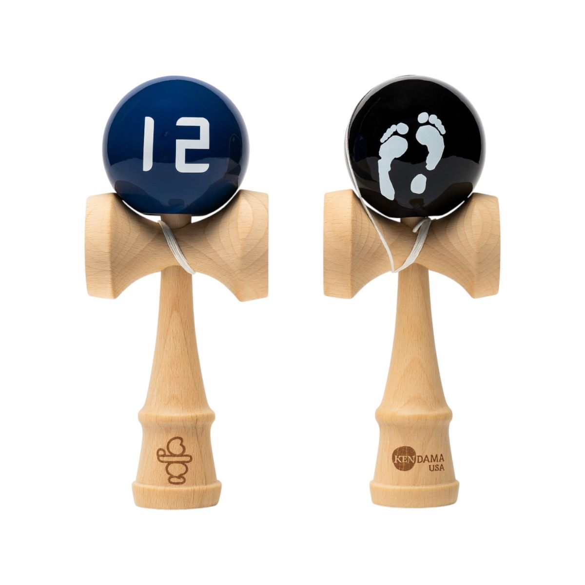 Kendama din Lemn 18.5cm cu Minge Lucioasă, Diferite Modele Engros
