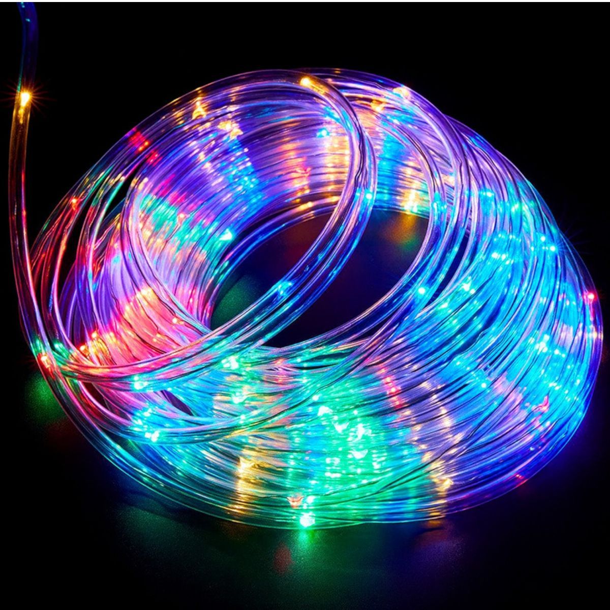 Instalație 14m, Model Furtun LED, Lumină Multicolora, pentru Interior și Exterior, Ideală pentru Decor de Crăciun și Evenimente Engros