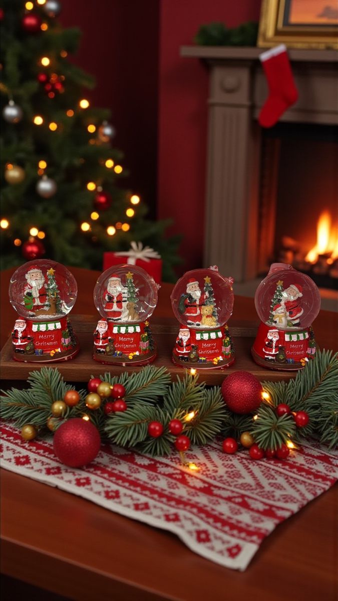 Globuri de Crăciun cu lumină – 12 cm,En-gros