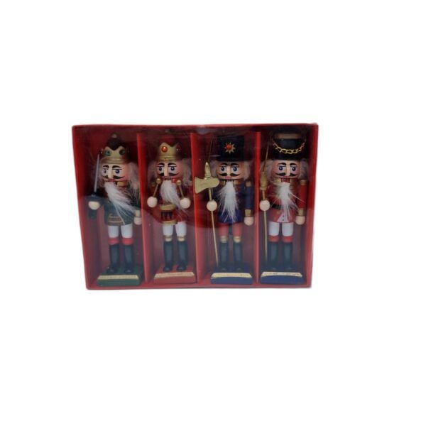 Soldat din lemn 4/set 12cm engros
