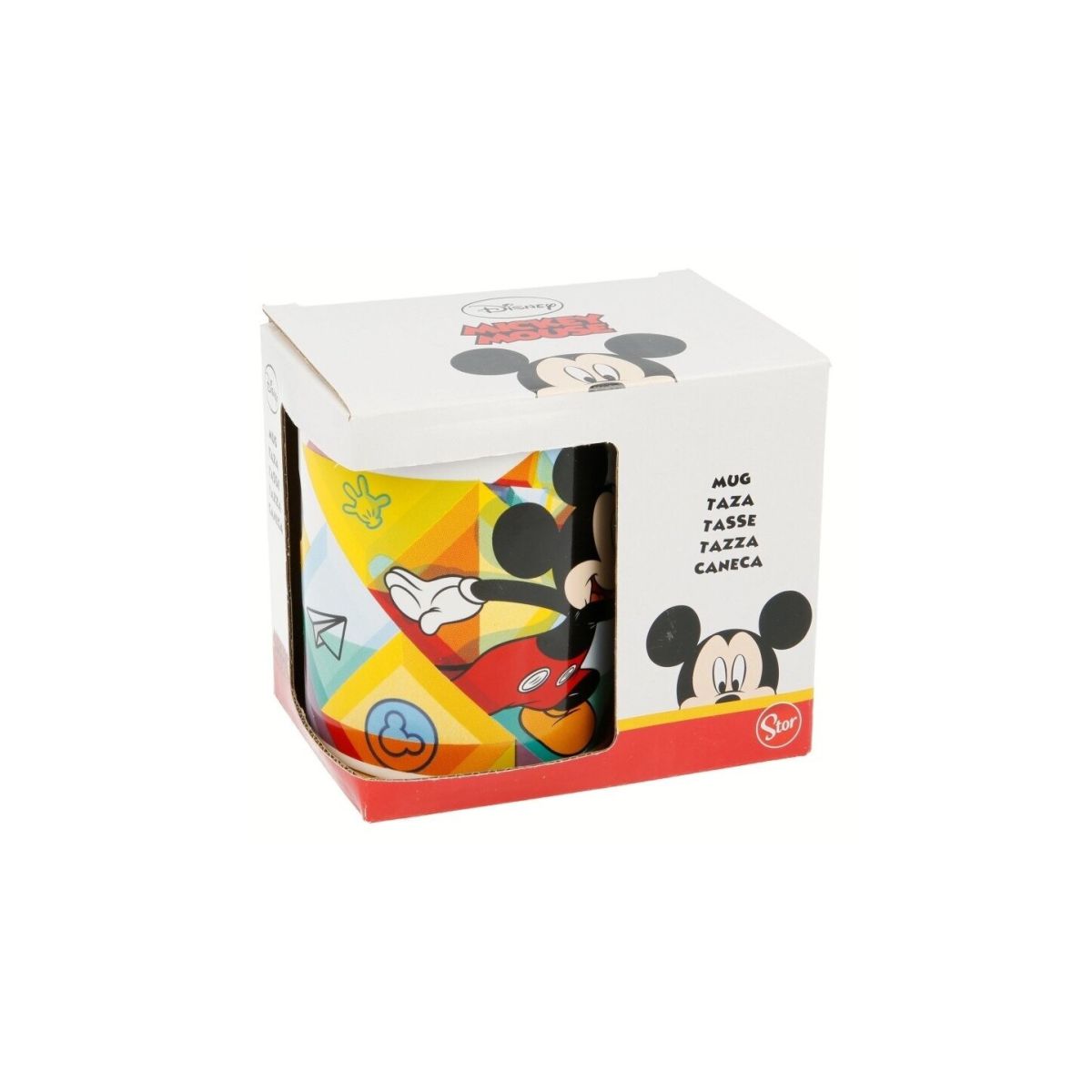 Cana ceramica, Mickey, alba, 320ml Engros